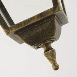 71880-006 Outdoor Black & Gold Pendant with Glass 71880-006 Outdoor Black & Gold Pendant with Glass