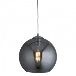 20944-006 Chrome Globe Pendant with Smoked Glass ∅ 25 cm 20944-006 Chrome Globe Pendant with Smoked Glass ∅ 25 cm