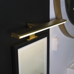 75393-006 Matt Gold LED Wall Lamp 9W IP44