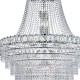 32827-006 Chrome 28 Light Chandelier with Crystal
