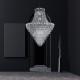 32827-006 Chrome 28 Light Chandelier with Crystal