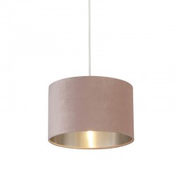 71899-006 - Shade Only - Pink Velvet Shade with Silver Inner Ø 28 cm 71899-006 - Shade Only - Pink Velvet Shade with Silver Inner Ø 28 cm