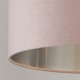 71903-006 - Shade Only - Pink Velvet Shade with Silver Inner Ø 38 cm