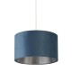 71905-006 - Shade Only - Teal Velvet Shade with Silver Inner Ø 38 cm