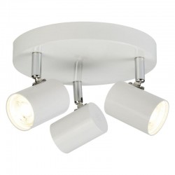 21037-006 White & Chrome 3 LED Spotlights 21037-006 White & Chrome 3 LED Spotlights