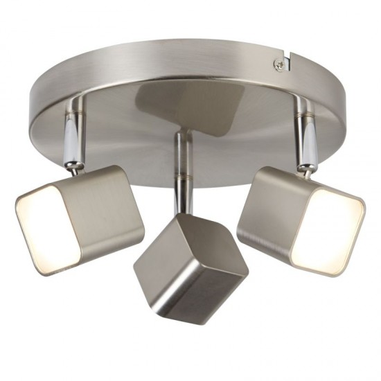 21085-006 LED Satin Silver 3 Light Spotlight 21085-006 LED Satin Silver 3 Light Spotlight