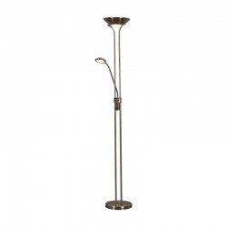 21126-006 Antique Brass Mother & Child LED Floor Lamp