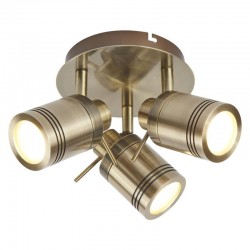 21193-006 Bathroom Antique Brass 3 Light Spotlights 21193-006 Bathroom Antique Brass 3 Light Spotlights