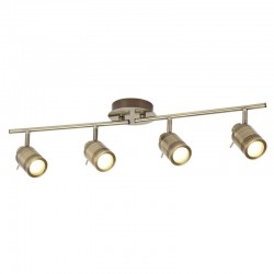 21195-006 Bathroom Antique Brass 4 Spotlights 21195-006 Bathroom Antique Brass 4 Spotlights