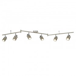 21198-006 Bathroom Satin Silver 6 Spotlights 21198-006 Bathroom Satin Silver 6 Spotlights