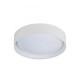 21300-006 LED White Fabric Small Flush with Diffuser