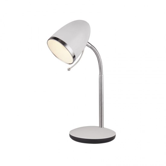 21310-006 White & Chrome Desk Lamp 21310-006 White & Chrome Desk Lamp
