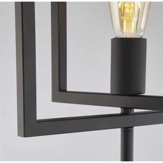 71916-006 Matt Black Floor Lamp