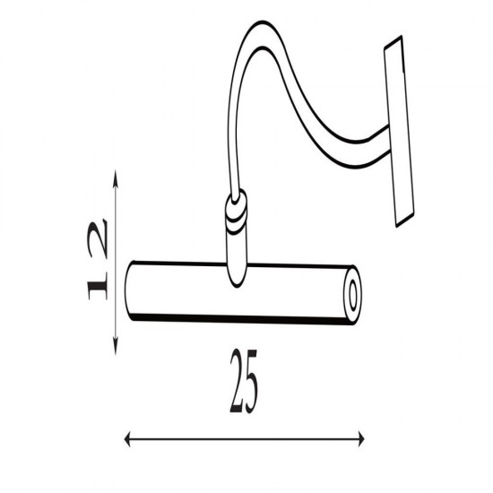 79043-006 Gold USB Rechargeable LED Picture Light