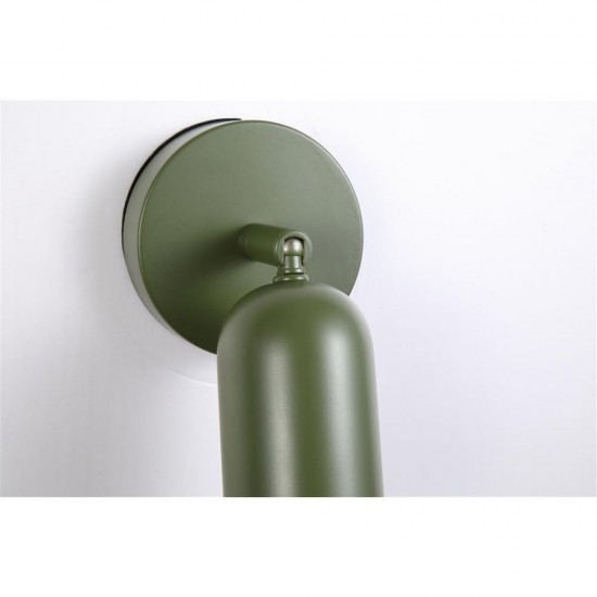 79045-006 Green USB Rechargeable LED Wall Lamp