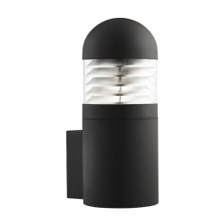 23812-006 Black Wall Lamp with Clear Diffuser