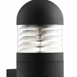 23812-006 Black Wall Lamp with Clear Diffuser