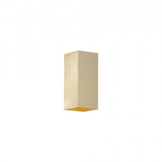 79060-006 Gold Up & Down Square Wall Lamp