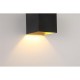 79063-006 Black and Gold Up & Down Square Wall Lamp