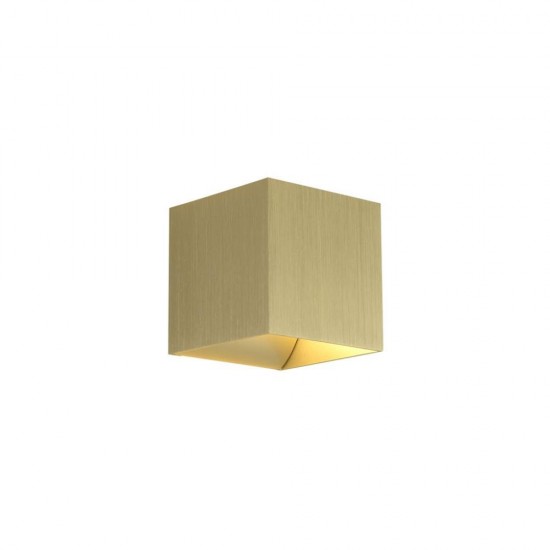 79065-006 Gold Up & Down Square Wall Lamp