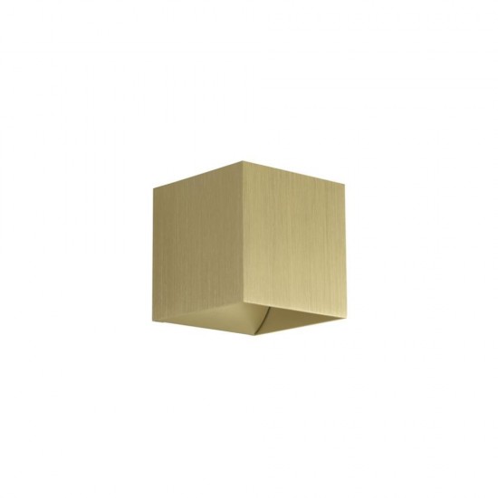 79065-006 Gold Up & Down Square Wall Lamp
