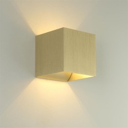 79065-006 Gold Up & Down Square Wall Lamp