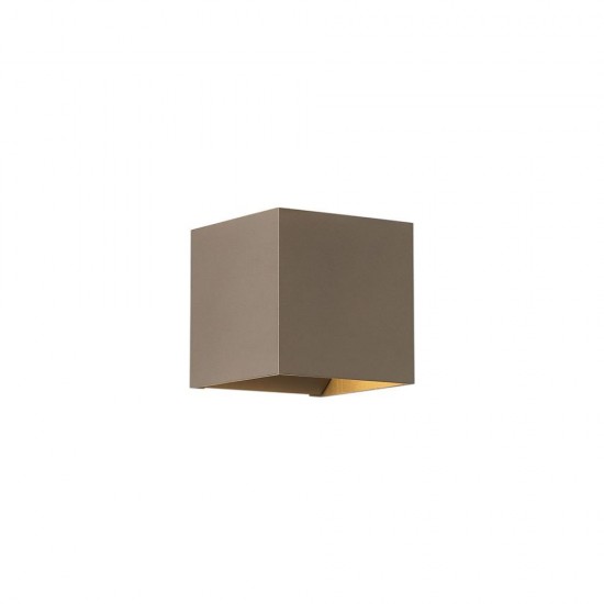 79066-006 Latte Up & Down Square Wall Lamp