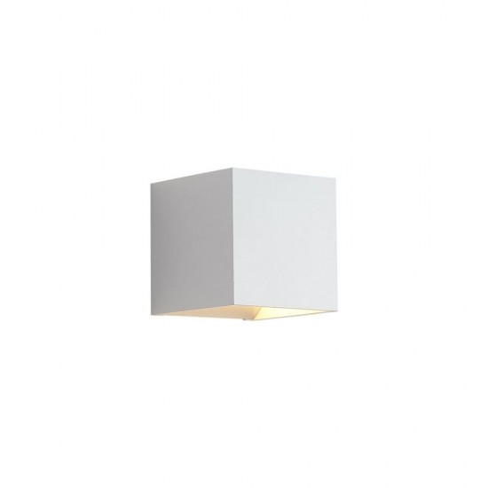 79067-006 White Up & Down Square Wall Lamp