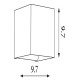 79067-006 White Up & Down Square Wall Lamp