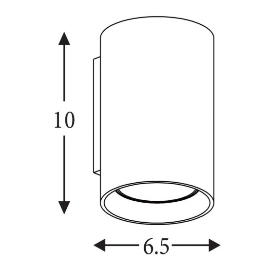 79068-006 Black Wall Lamp