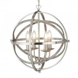 20989-006 Satin Silver 4 Light Pendant 20989-006 Satin Silver 4 Light Pendant
