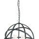 32882-006 Matt Black 4 Light Pendant