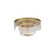75414-006 Gold LED Flush with Clear Acrylic
