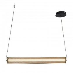 75397-006 Gold Mesh & Matt Black LED Pendant