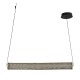 75397-006 Gold Mesh & Matt Black LED Pendant