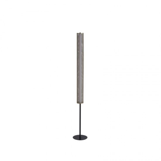 75398-006 Gold Mesh & Matt Black LED Floor Lamp