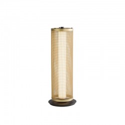 75399-006 Gold Mesh & Matt Black LED Table Lamp