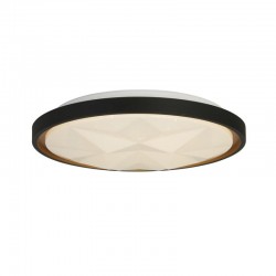 75440-006 Black & Gold LED Flush with Star Effect Diffuser