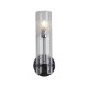 71929-006 Bathroom Chrome Wall Lamp with Clear Glass