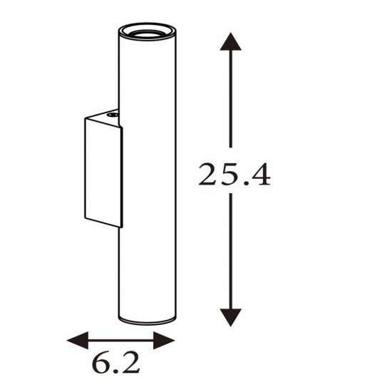 79086-006 Gold Up & Down Wall Lamp