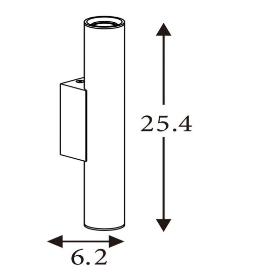 79087-006 Latte Up & Down Wall Lamp