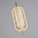 75458-006 Satin Brass LED Pendant with Clear Acrylic Shade