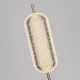 75457-006 Satin Brass LED Floor Lamp with Clear Acrylic Shade