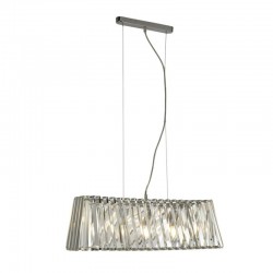 55009-006 Chrome 4 Light over Island Fitting with Crystal