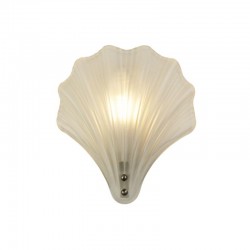 75467-006 Satin Silver Wall Lamp with Frosted Glass IP44