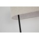 79094-006 Black Floor Lamp with Oatmeal Linen Shade