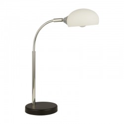 71942-006 Black & Chrome Table Lamp with Opal Glass