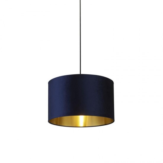 71946-006 - Shade Only - Navy Velvet Shade with Gold Inner Ø 40 cm