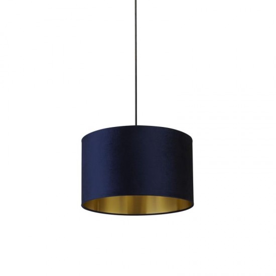 71946-006 - Shade Only - Navy Velvet Shade with Gold Inner Ø 40 cm