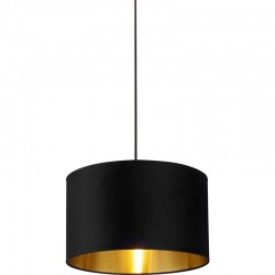 71947-006 - Shade Only - Black Velvet Shade with Gold Inner Ø 40 cm 71947-006 - Shade Only - Black Velvet Shade with Gold Inner Ø 40 cm